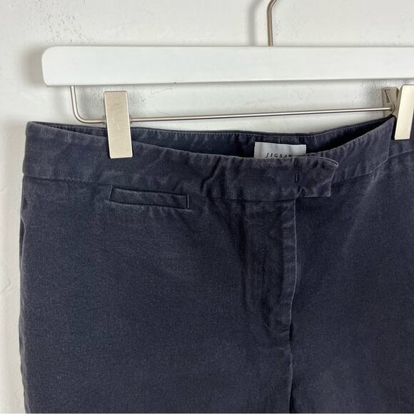 Jigsaw Black Washed Straight Leg Pants - Picture 3 of 9